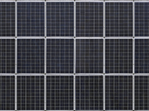  屋面太阳能光伏电板 光伏面板 发电设施 发电设备 