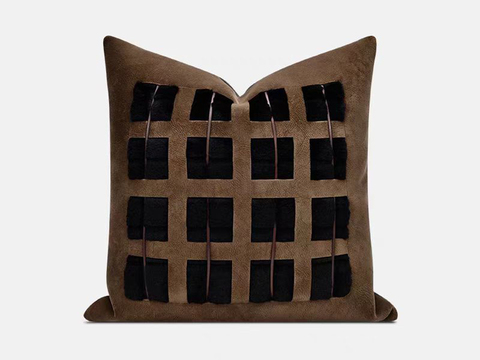 现代抱枕 枕头 印花抱枕 拼接抱枕