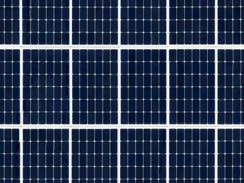  屋面太阳能光伏电板 光伏面板 发电设施 发电设备 