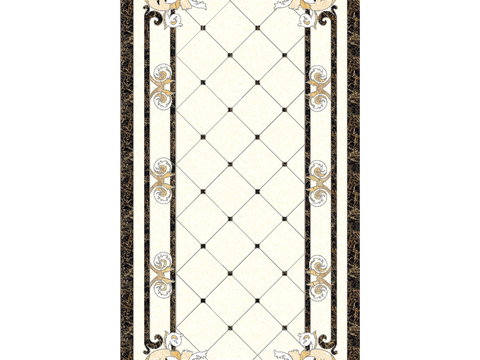 石材拼花 大理石拼花地面 瓷砖拼花 别墅庭院进门玄关地面拼花