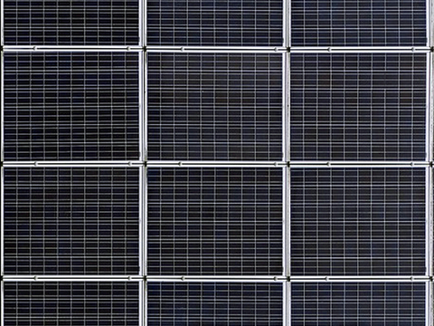  屋面太阳能光伏电板 光伏面板 发电设施 发电设备 