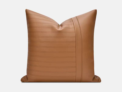 现代抱枕 枕头 印花抱枕 皮革抱枕