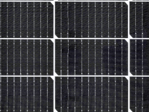  屋面太阳能光伏电板 光伏面板 发电设施 发电设备 