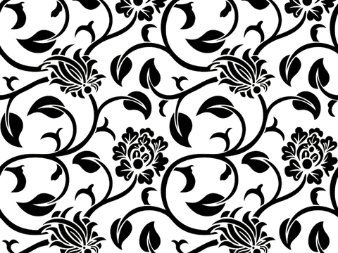  黑白凹凸 高光遮罩 通道 花纹纹理 装饰线条 纹理 墙绘图案 