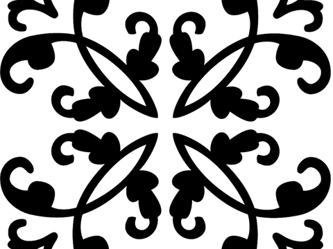  黑白凹凸 高光遮罩 通道 花纹纹理 装饰线条 纹理 墙绘图案 