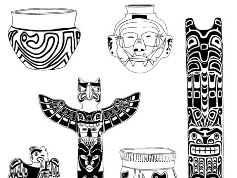  黑白凹凸 高光遮罩 通道 古典花纹 装饰线条 纹理 墙绘图案 