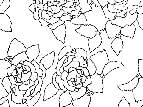  黑白凹凸 高光遮罩 通道 花纹纹理 装饰线条 纹理 墙绘图案 