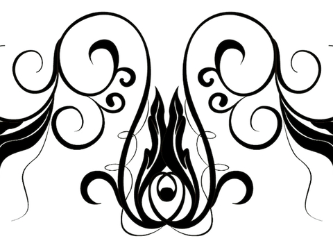  黑白凹凸 高光遮罩 通道 花纹纹理 装饰线条 纹理 墙绘图案 