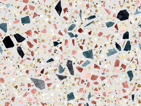 彩色水磨石橡胶塑胶PVC地胶板