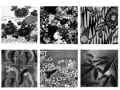 黑白凹凸 高光遮罩 通道 花纹纹理 装饰线条 纹理 墙绘图案