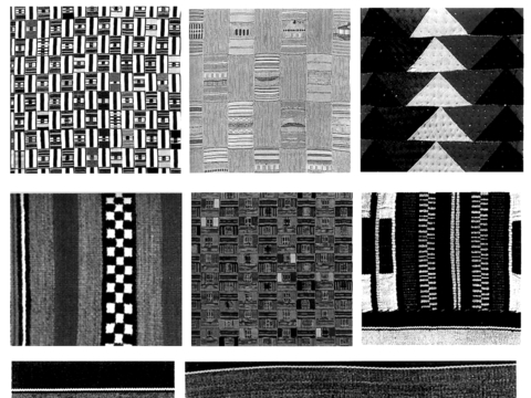  黑白凹凸 高光遮罩 通道 古典花纹 装饰线条 纹理 墙绘图案 