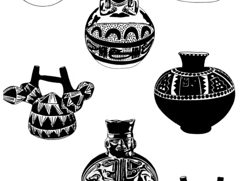  黑白凹凸 高光遮罩 通道 古典花纹 装饰线条 纹理 墙绘图案 