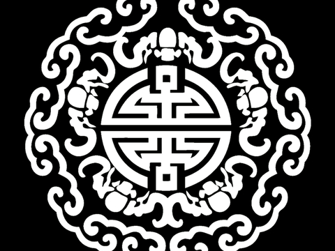  黑白凹凸 高光遮罩 通道 花纹纹理 装饰线条 纹理 墙绘图案 