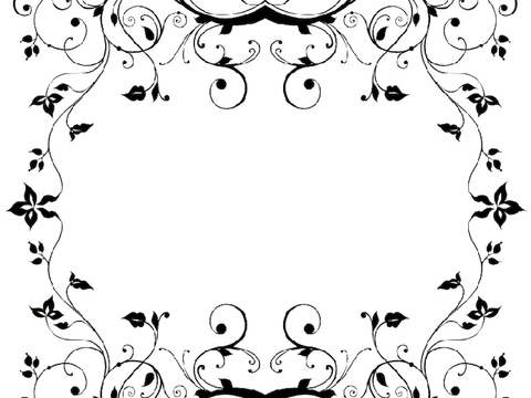  黑白凹凸 高光遮罩 通道 花纹纹理 装饰线条 纹理 墙绘图案 