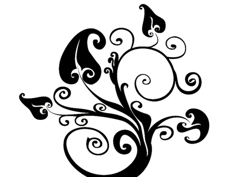  黑白凹凸 高光遮罩 通道 花纹纹理 装饰线条 纹理 墙绘图案 