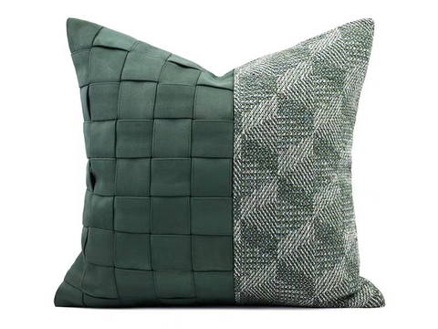 现代抱枕 枕头 印花抱枕 拼接抱枕  编织抱枕