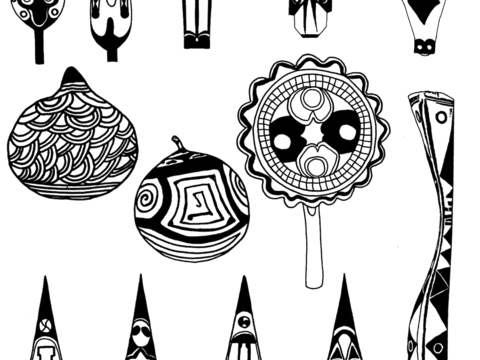  黑白凹凸 高光遮罩 通道 古典花纹 装饰线条 纹理 墙绘图案 