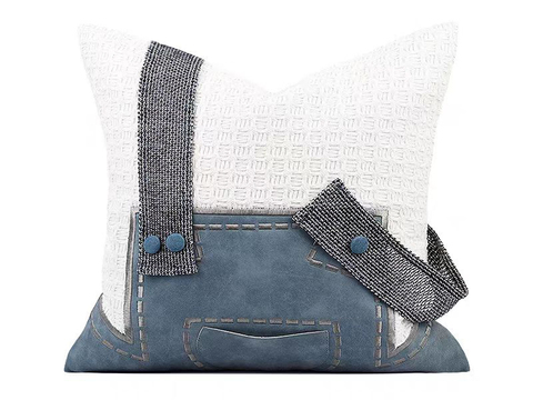 现代抱枕 枕头 印花抱枕 拼接抱枕