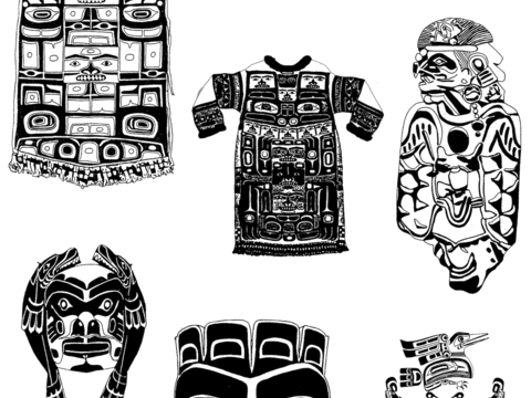  黑白凹凸 高光遮罩 通道 古典花纹 装饰线条 纹理 墙绘图案 