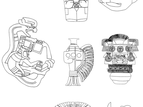  黑白凹凸 高光遮罩 通道 古典花纹 装饰线条 纹理 墙绘图案 