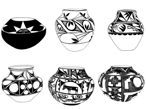  黑白凹凸 高光遮罩 通道 古典花纹 装饰线条 纹理 墙绘图案 