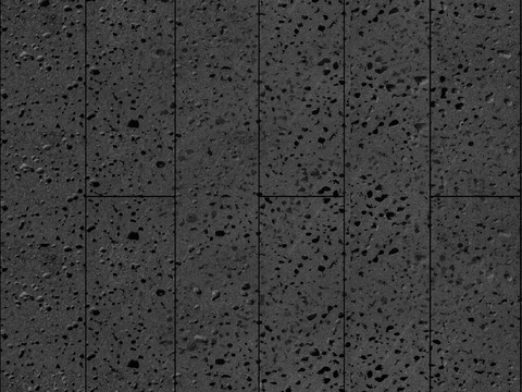 现代新中式洞石_深灰色洞石石材贴图