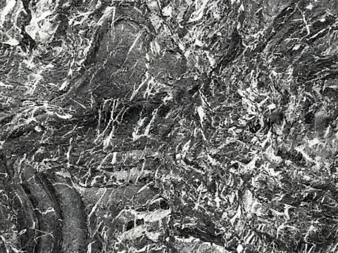 中式 现代轻奢 深灰色大理石 深色大理石