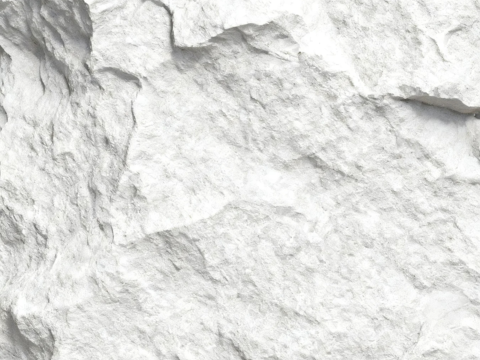 日式 中式 白色岩石 白色PU岩石 白色石头