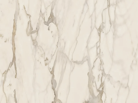 宝格丽白大理石岩板 极简鱼肚白大理石 卡拉卡塔白 大花白 爵