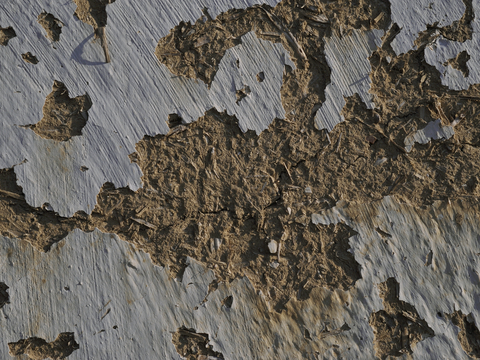 沙土地面 地表 土地 龟裂裂纹泥土农田