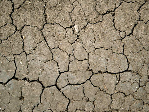  沙土地面 地表 土地 龟裂裂纹泥土农田 
