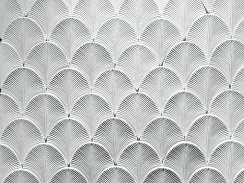 瓷砖 羽毛砖 孔雀羽 鱼鳞渐变瓷砖纹理 小花砖