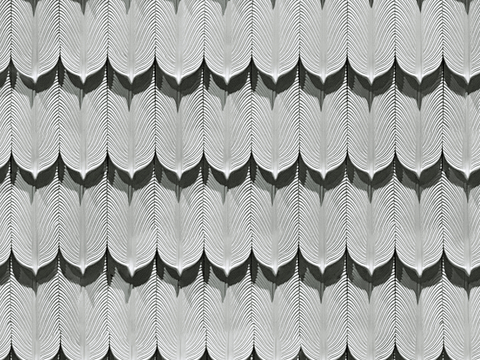 瓷砖 羽毛砖 孔雀羽 鱼鳞渐变瓷砖纹理 小花砖