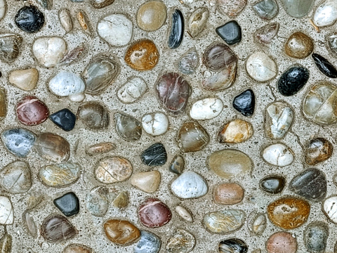 鹅卵石 石子 碎石 水洗石 彩色雨花石 瓦片灰瓦青瓦 花街砖