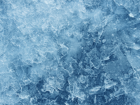  冰面 冰块 冰纹理冰雪 冰冻地面雪地冰霜 冰花冰纹玻璃 冰晶 