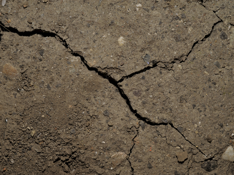 沙土地面 地表 土地 龟裂裂纹泥土农田