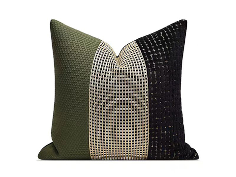  现代抱枕 枕头 印花抱枕  拼接抱枕 