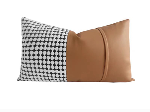  现代抱枕 枕头 印花抱枕  拼接抱枕 