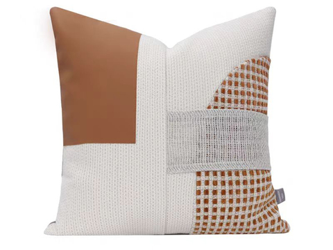 现代抱枕 枕头 印花抱枕  拼接抱枕