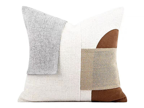  现代抱枕 枕头 印花抱枕 拼接抱枕 布艺抱枕 