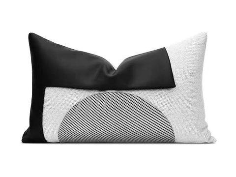  现代抱枕 枕头 印花抱枕 拼接抱枕 