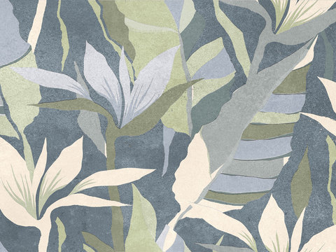 系列叶片艺术瓷砖