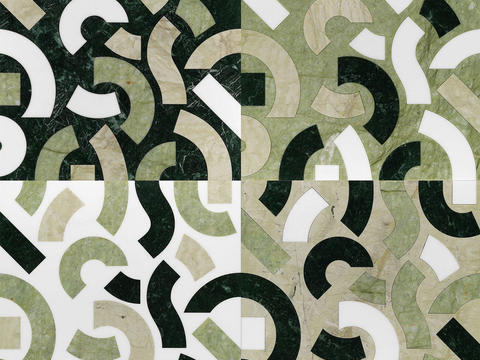 复古风拼花小花砖