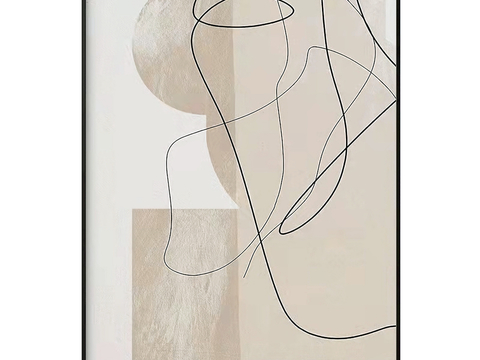  现代抽象画 背景装饰画 艺术画 精裱框画 吉祥挂画 水墨油画 