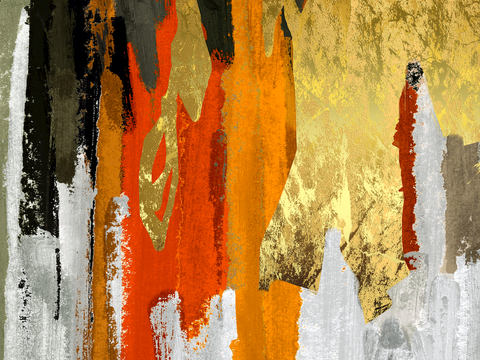 现代抽象画 背景装饰画 艺术画 精裱框画 吉祥挂画 水墨油画