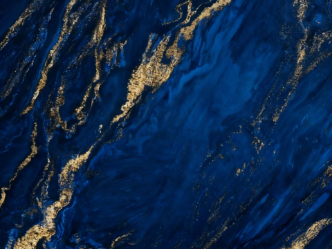 法式 欧式 蓝色金丝抽象纹理装饰画 蓝色壁画  舞台壁纸