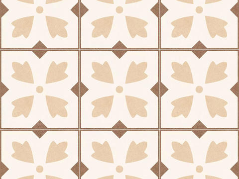 复古风高清花砖瓷砖