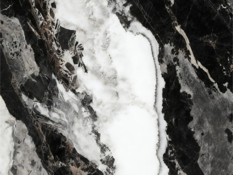 泼墨山水大理石 黑白大理石 黑色大理石瓷砖岩板