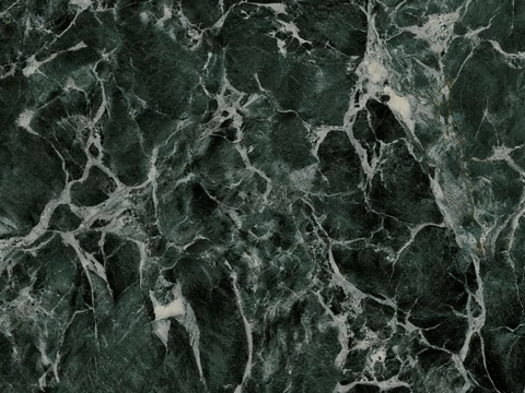 绿色大理石瓷砖岩板 深绿色奢石