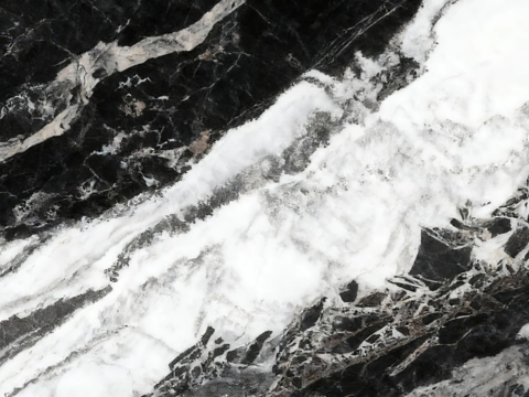 泼墨山水大理石 黑白大理石 黑色大理石瓷砖岩板